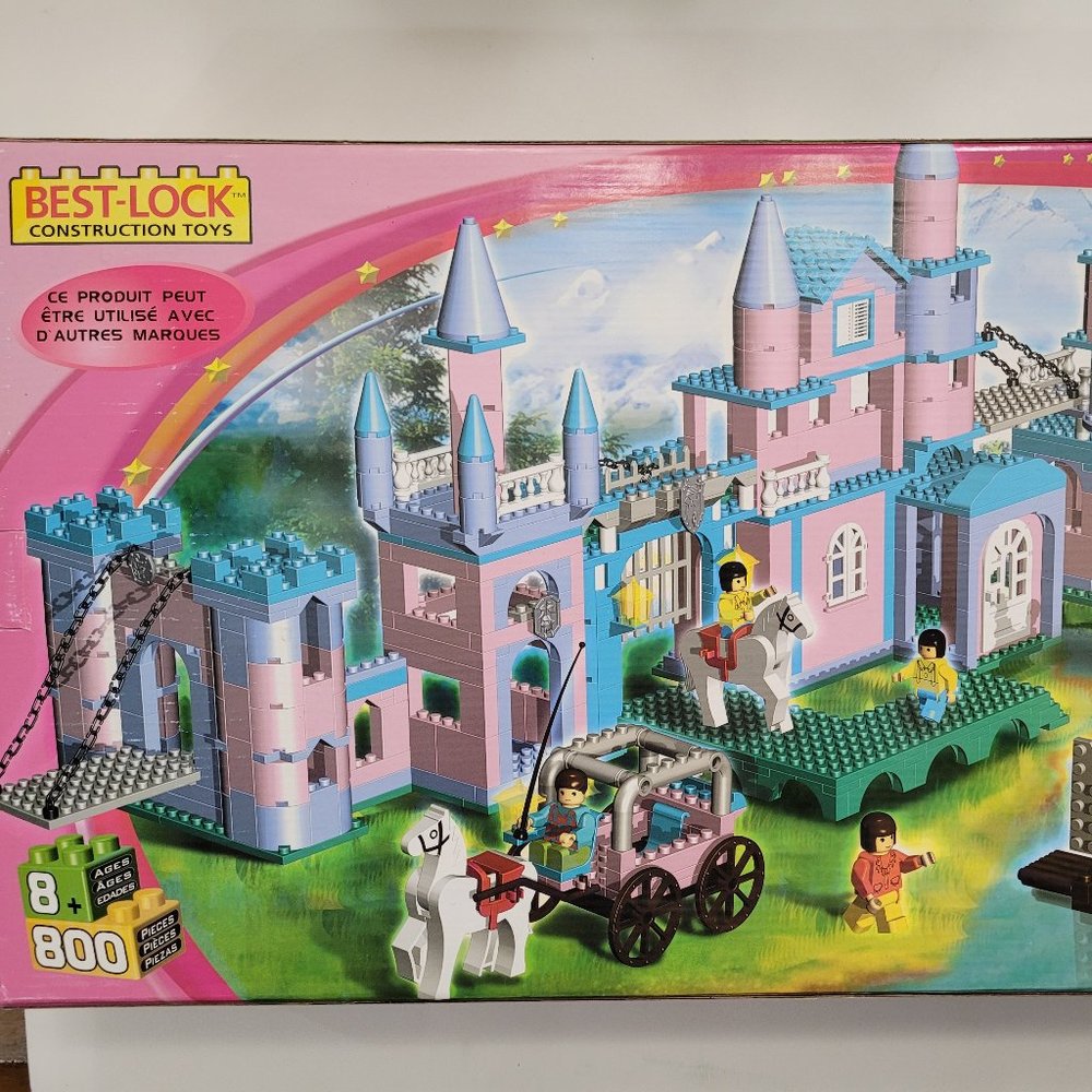 Best-Lock Castle (Lego compatible) Construction Toy